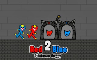 Image Red and Blue Stickman Huggy 2